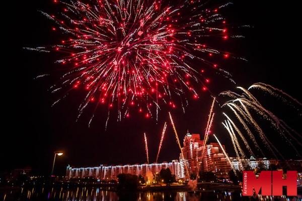 Праздничный фейерверк в Минске 9 мая можно будет увидеть в 6 точках