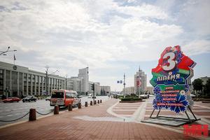 Минск уже украшают ко Дню Республики