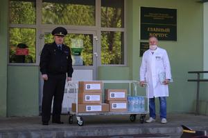 Сотрудники Первомайского РУВД г. Минска приняли участие в акции «Милиция врачам»
