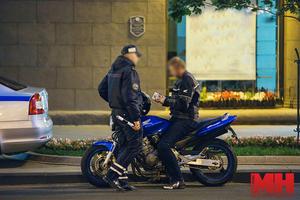 В Первомайском районе во время специальной акции выявили 7 мотоциклистов, нарушавших правила