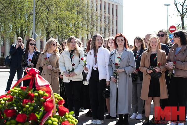 В Минске стартовала патриотическая эстафета «Беларусь помнит. Помним каждого»