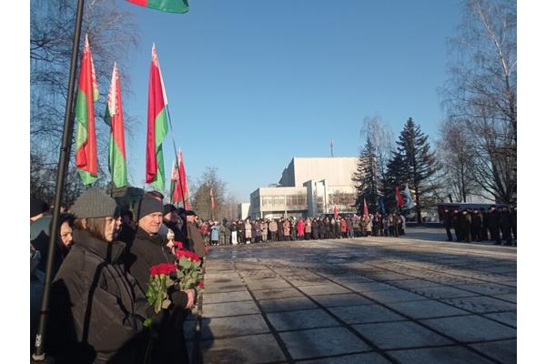Память героев 120-й дивизии почтили в Первомайском районе